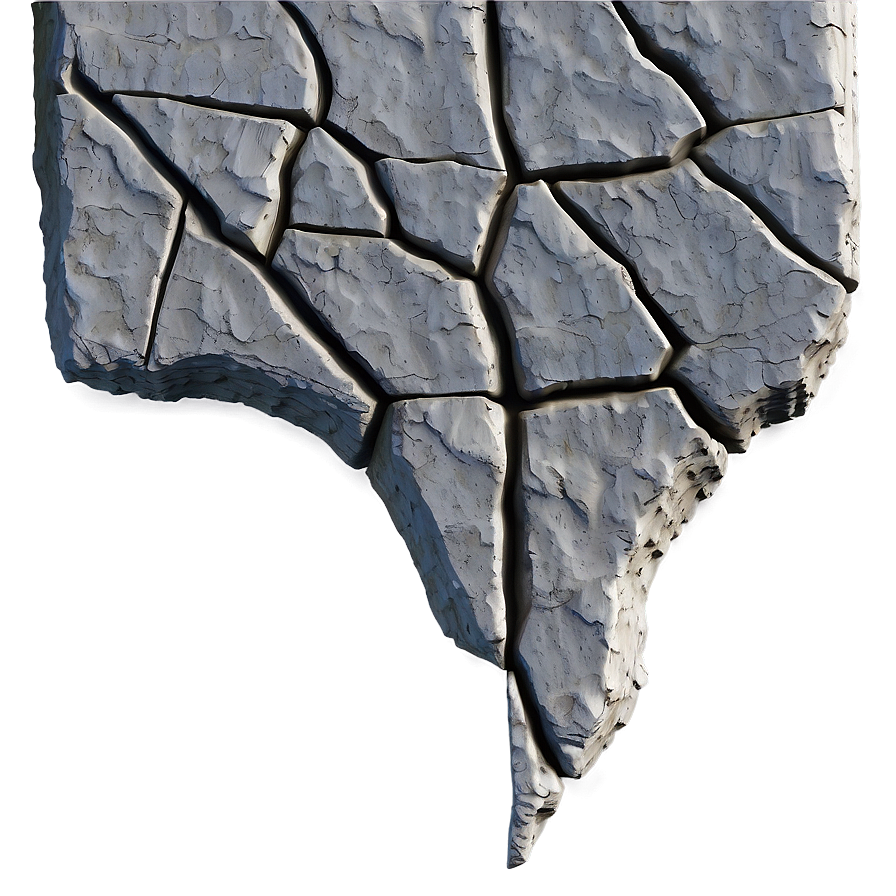 Cracked Stone Slab Png Ivb88