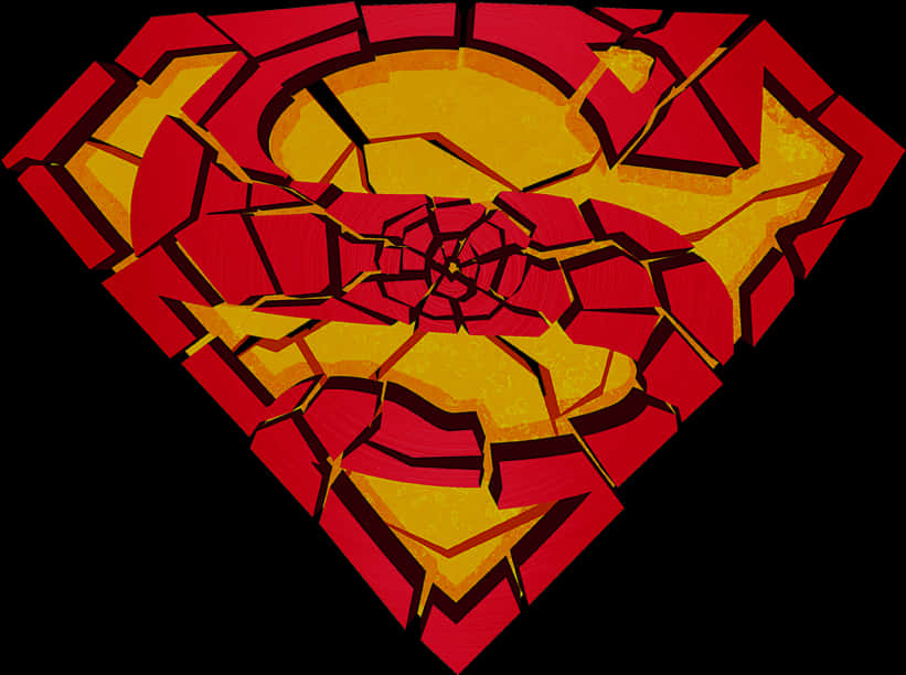 Cracked_ Superman_ Logo_ Artwork