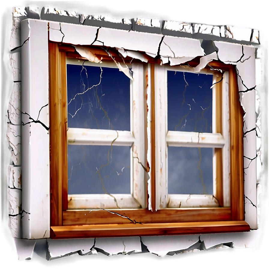 Cracked Window Png 05042024