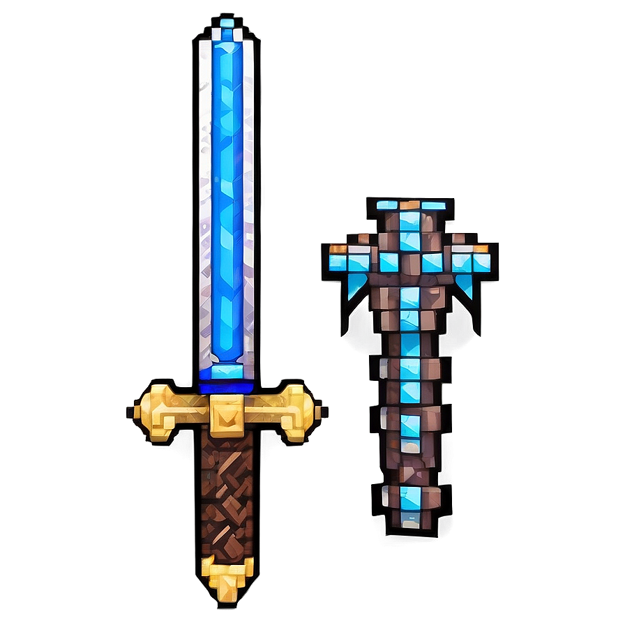 Craftable Minecraft Swords Collection Png 05252024