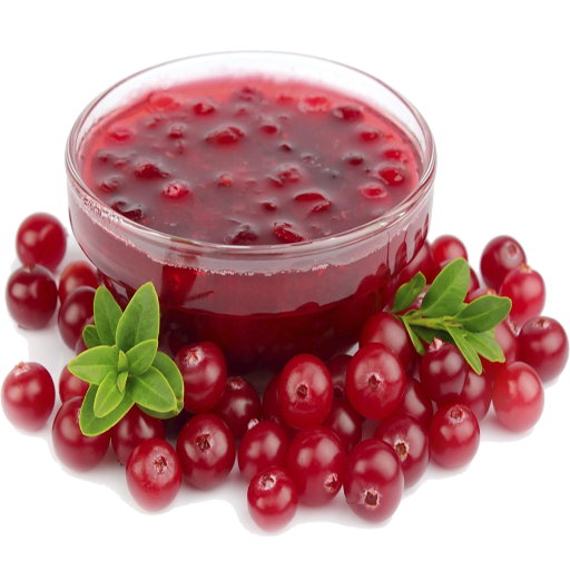 Cranberry Jam Glass Bowl