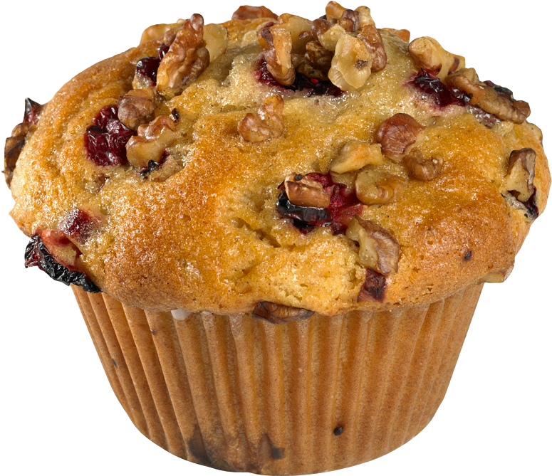 Cranberry Walnut Muffin Delicious Treat