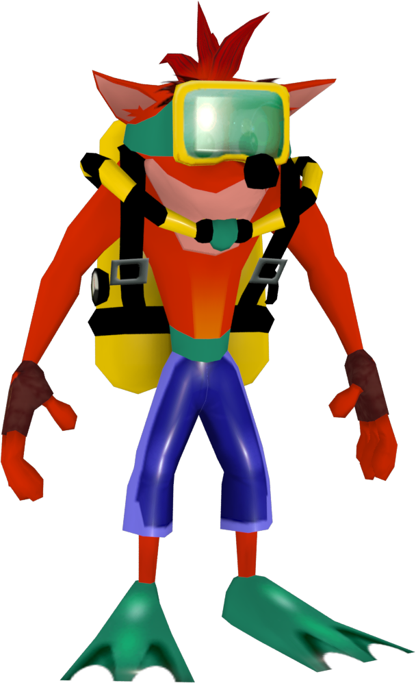 Crash Bandicoot Character Scuba Gear