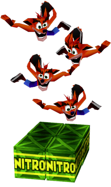 Crash Bandicoot Nitro Box Animation