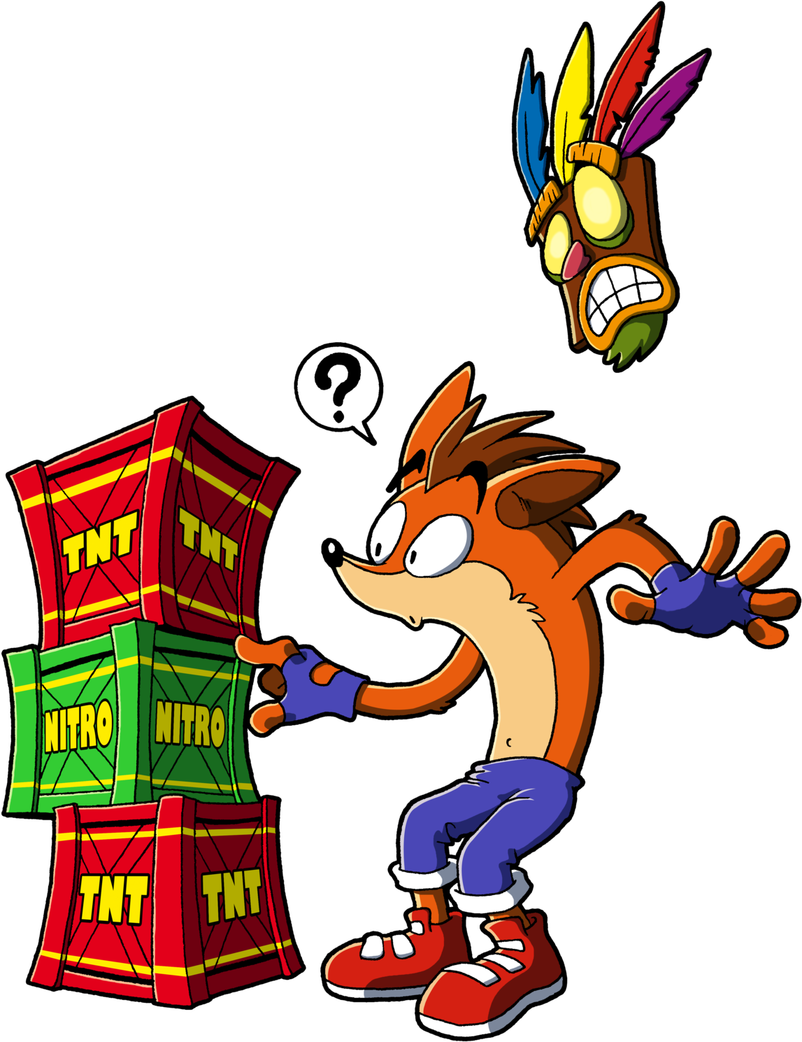 Crash Bandicoot T N T Nitro Surprise