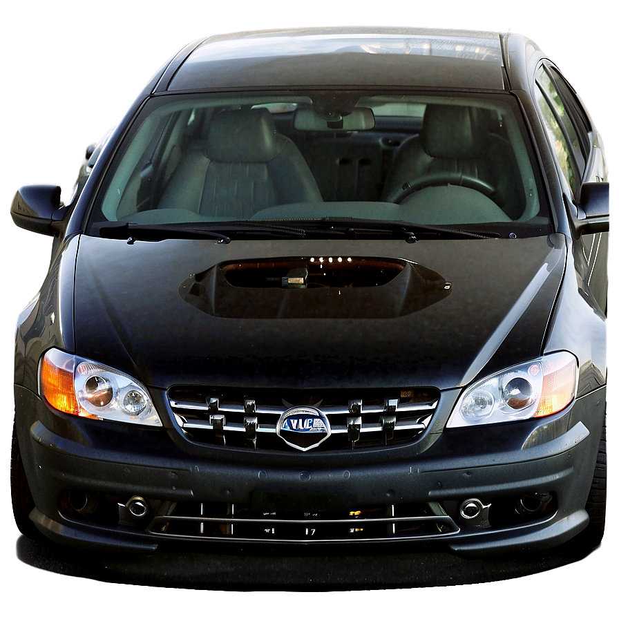 Crashed Car Front View Png Awj