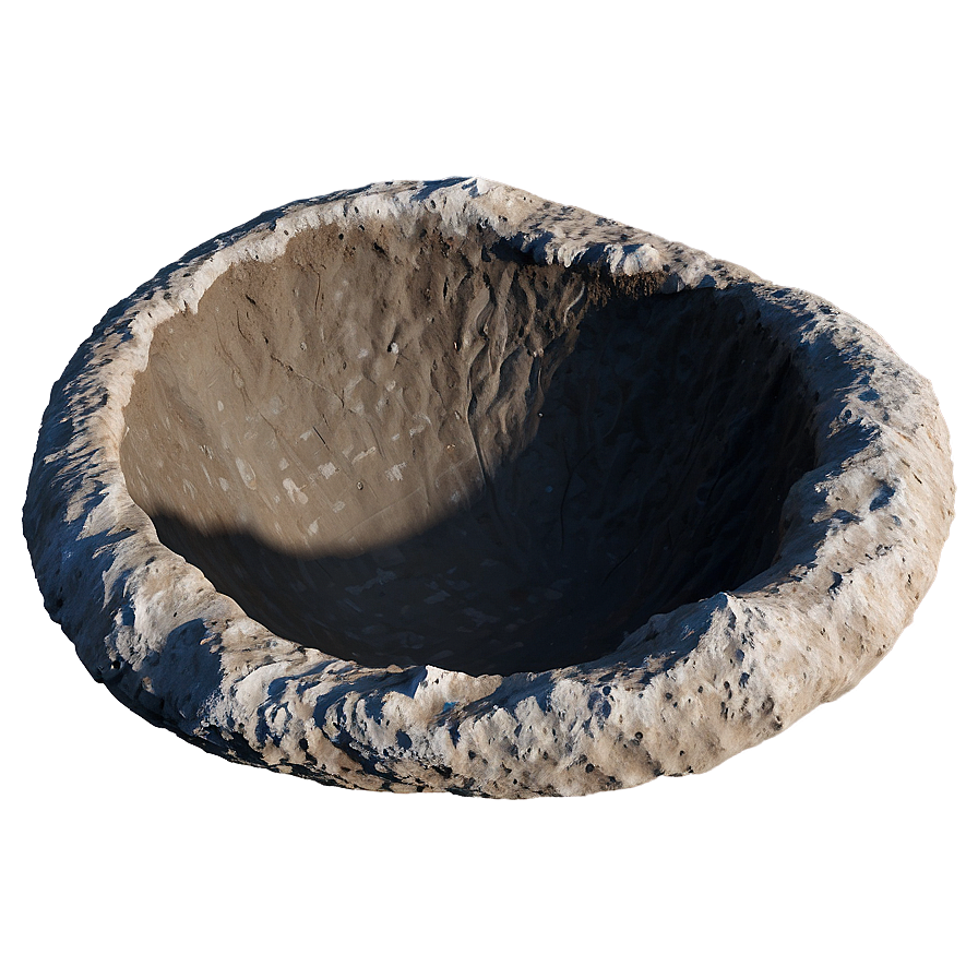 Crater Bird's Eye Perspective Png Abh