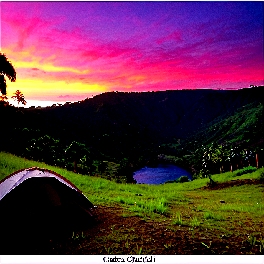 Crater Campsite Nature Escape Png Tdp79