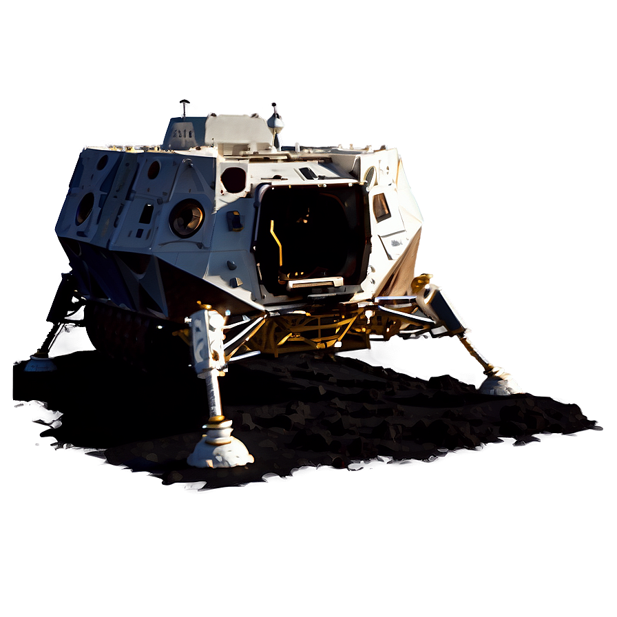 Crater Lunar Module Landing Png 78