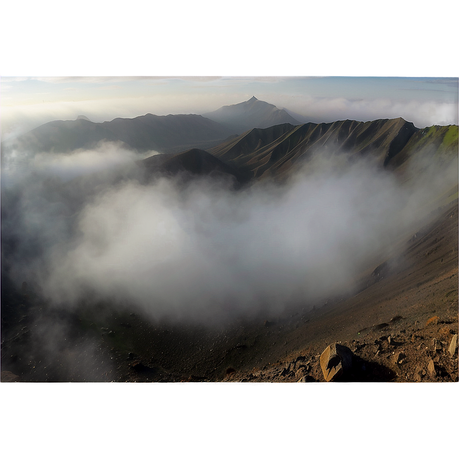 Crater Mist Foggy Atmosphere Png 63