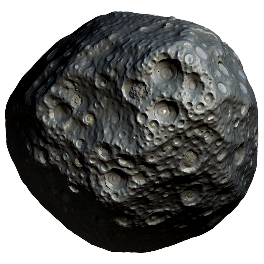 Cratered Asteroid Png 13