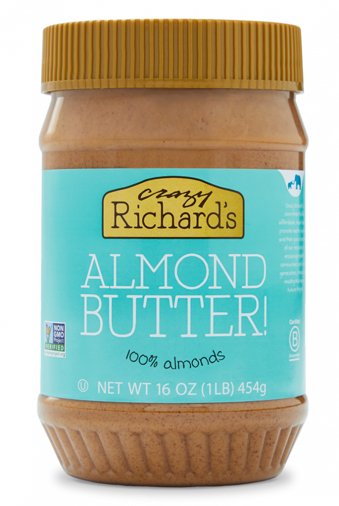 Crazy Richards Almond Butter Jar