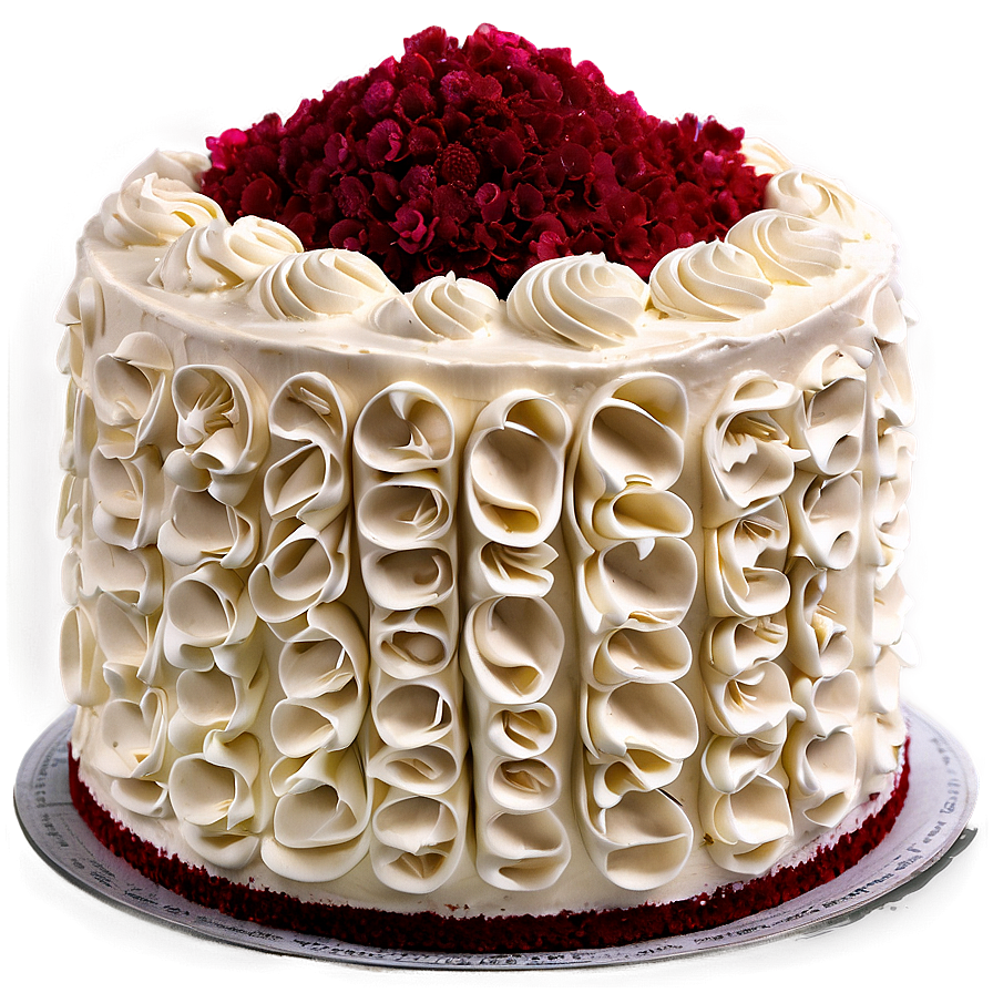 Cream Cheese Frosted Red Velvet Cake Png Vsp