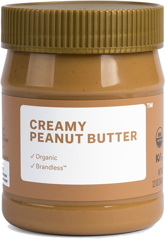 Creamy Organic Peanut Butter Jar