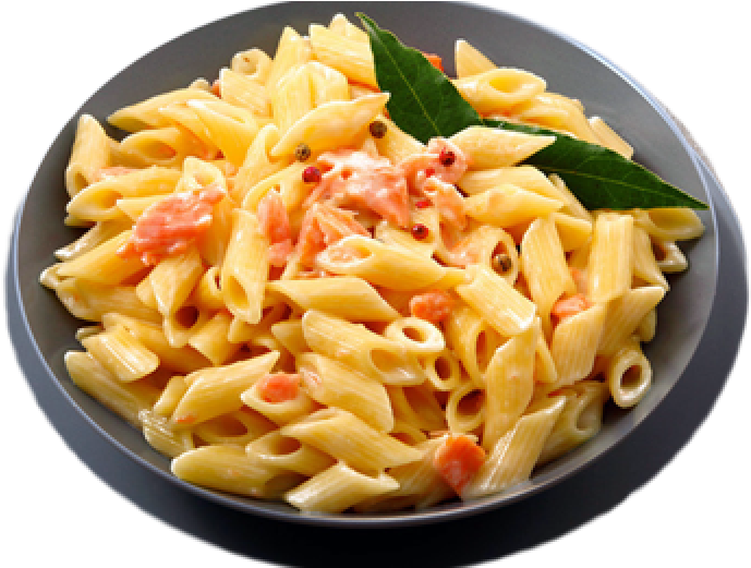 Creamy Penne Pastawith Salmon