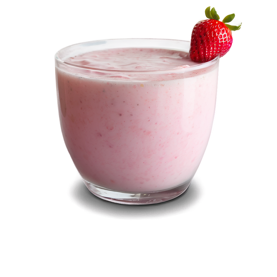 Creamy Strawberry Milk Drink Png Ahl