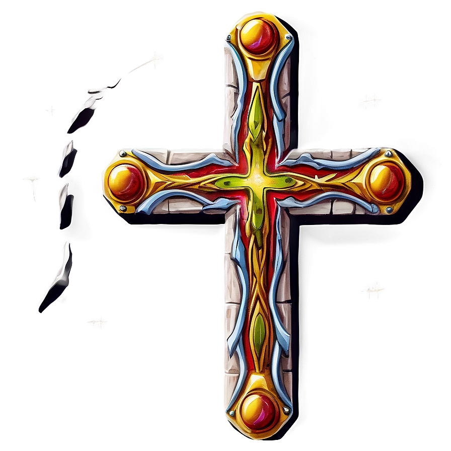 Created Cross Artwork Png Cut