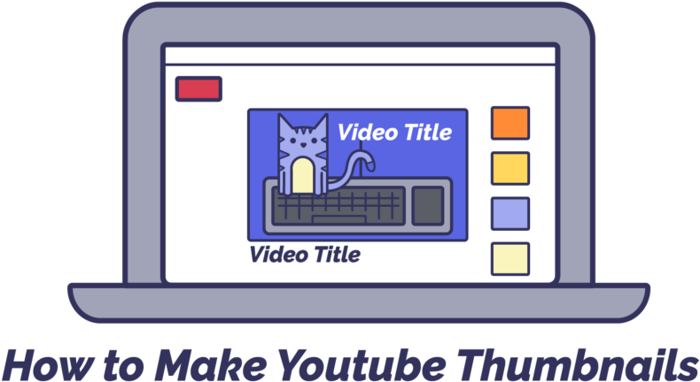 Creating You Tube Thumbnails Illustration