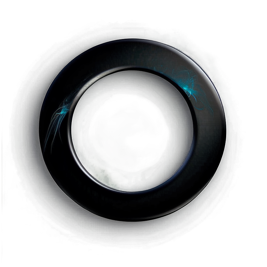 Creative Black Circle Png Sqg