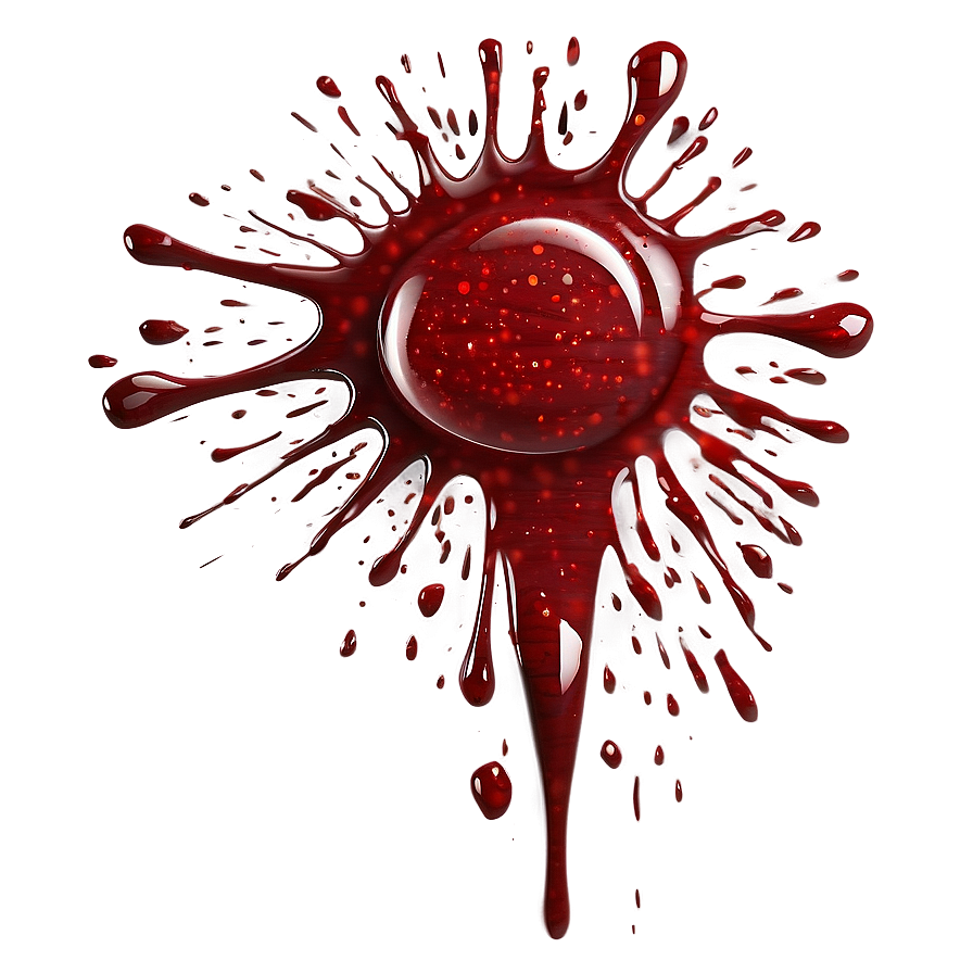 Creative Blood Spatter Png 26