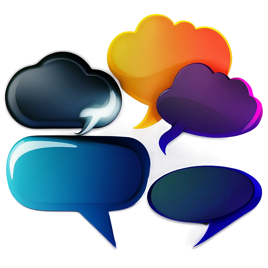 Creative Chat Bubble Png 52