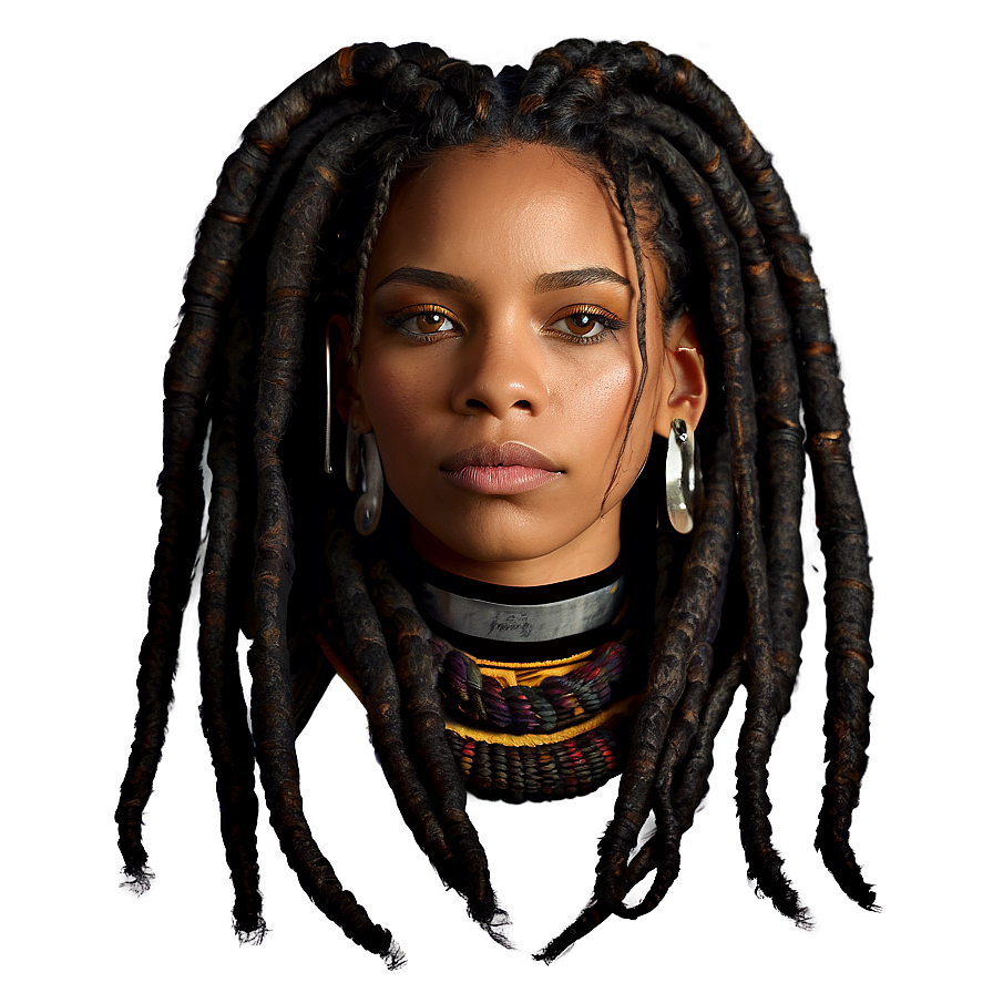 Creative Dreadlocks Coloring Png 06252024