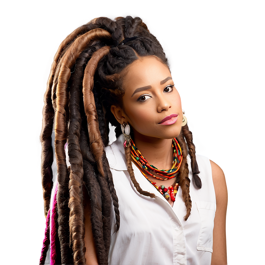 Creative Dreadlocks Coloring Png 06252024