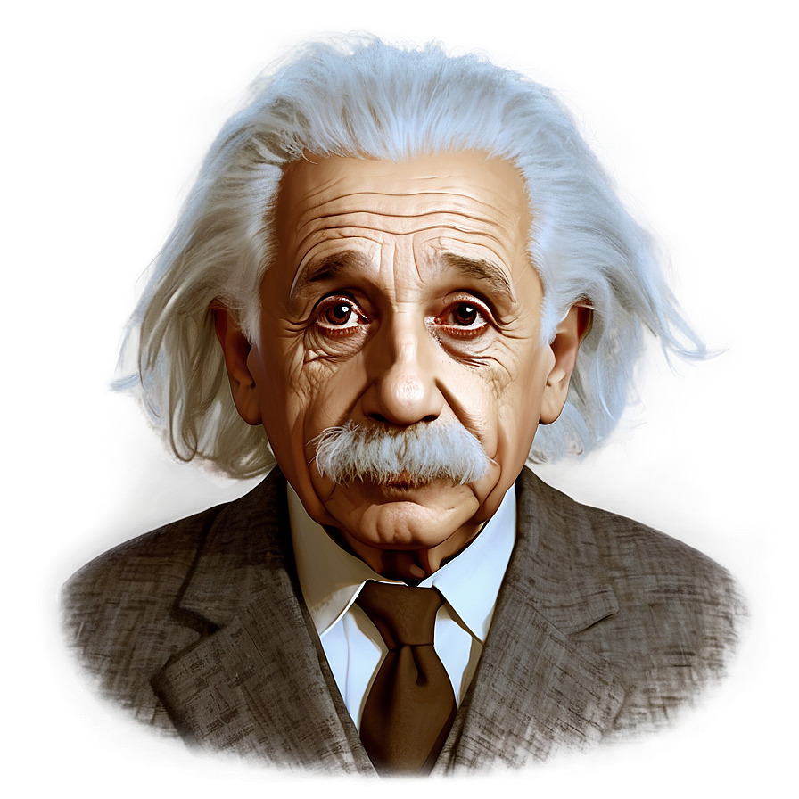 Creative Einstein Artwork Png 06242024