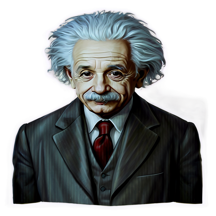 Creative Einstein Artwork Png Pto37