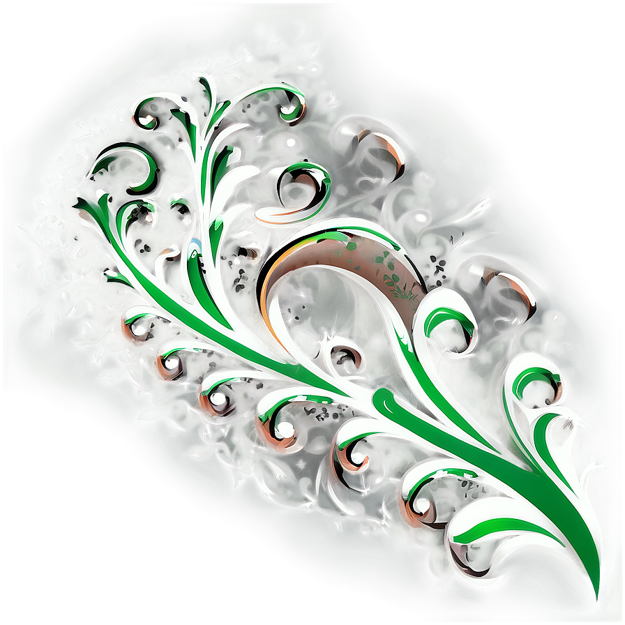 Creative Flourish Decoration Png Spt94