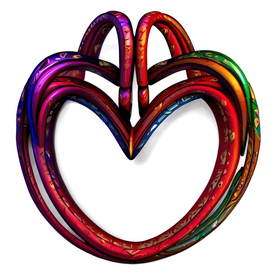 Creative Heart Doodle Png 06262024