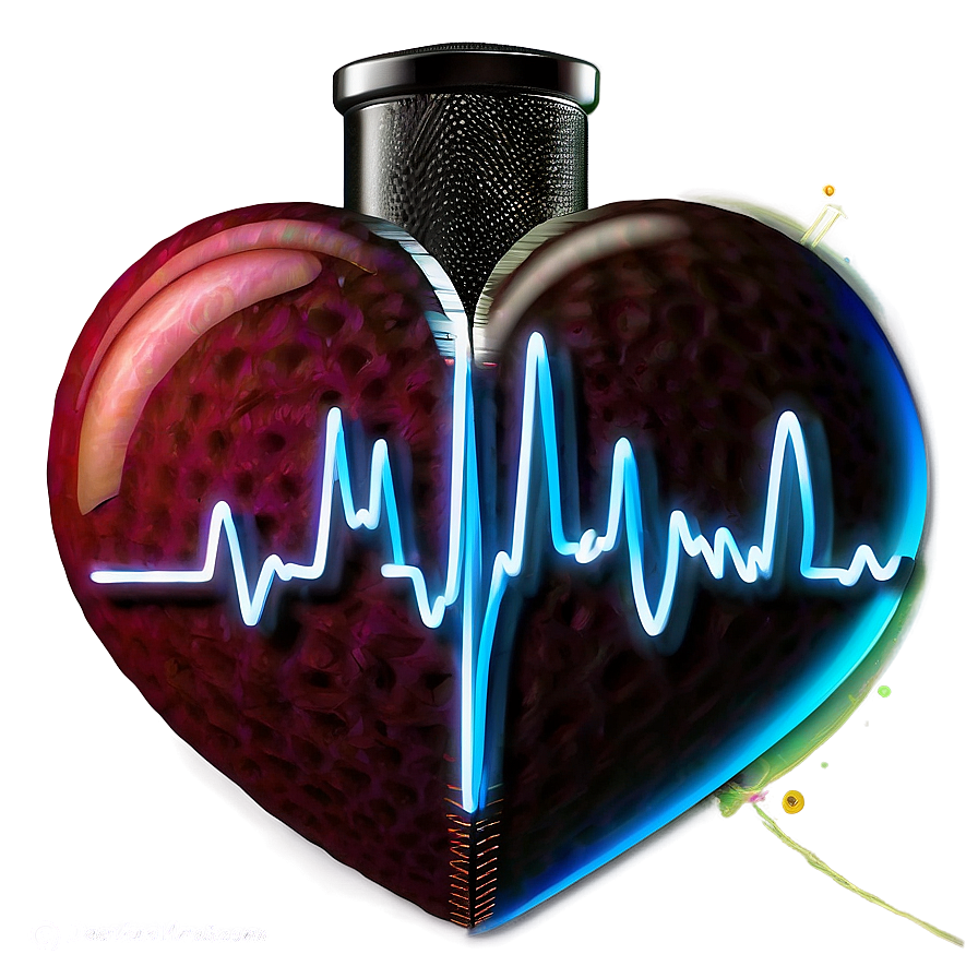 Creative Heartbeat Line Artwork Png Mas8