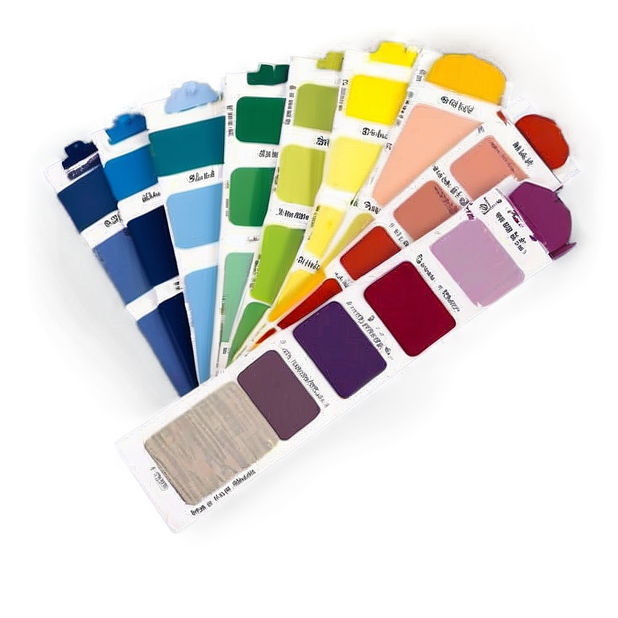 Creative Paint Swatch Ideas Png Tpu