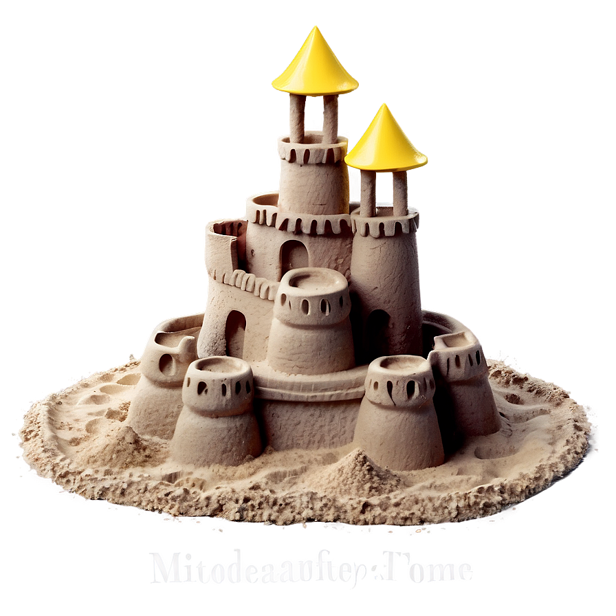 Creative Sandcastle Png Wbp