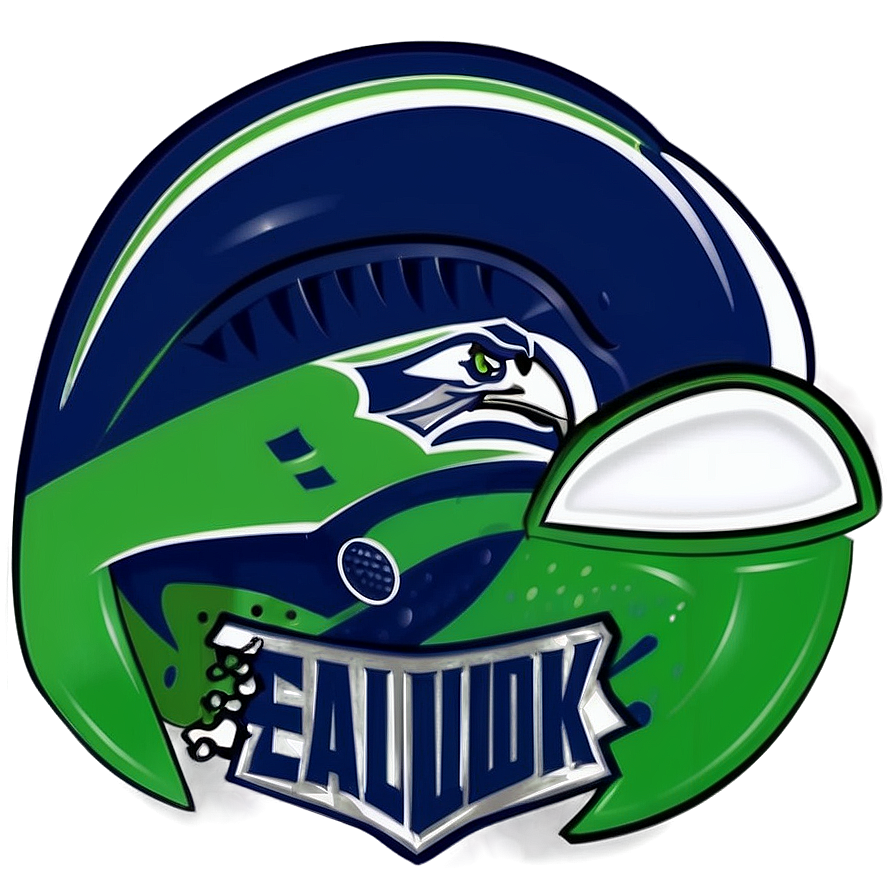 Creative Seahawks Logo Interpretation Png 91