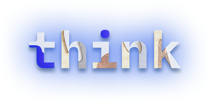 Creative Think Text Graphic