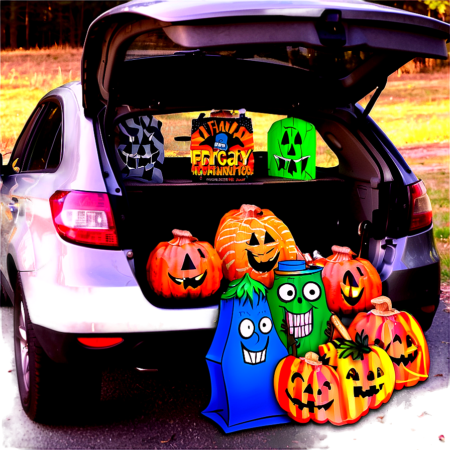 Creative Trunk Or Treat Png Oum6