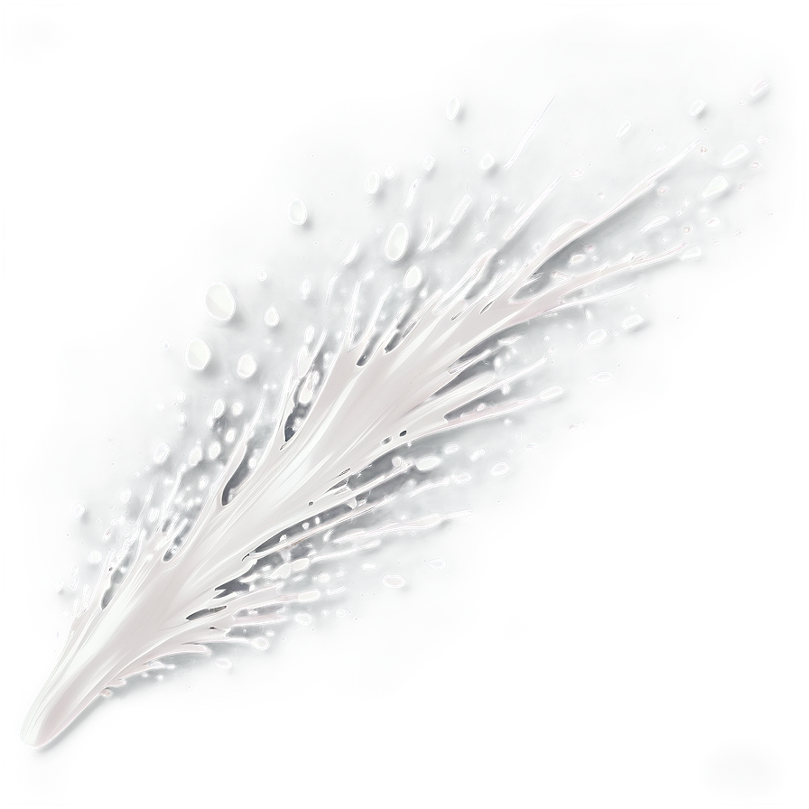 Creative White Paint Splatter Png Kvh13