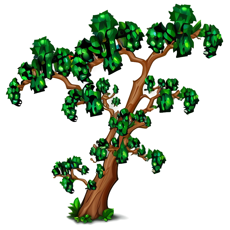 Creeper Among Trees Png 28