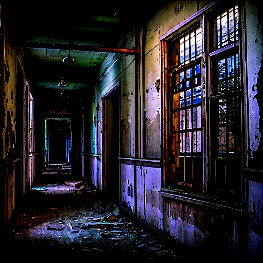 Creepy Abandoned Asylum Png 06202024