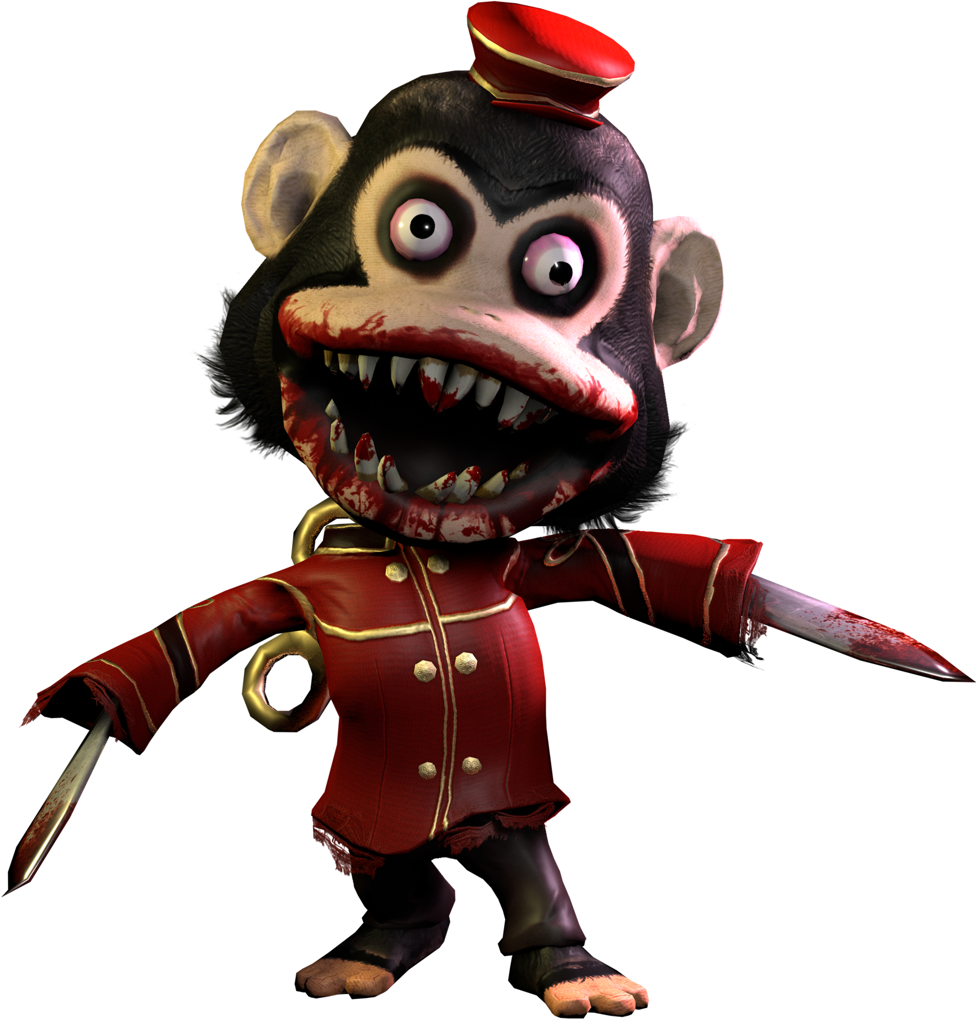 Creepy_ Animated_ Monkey_ Soldier