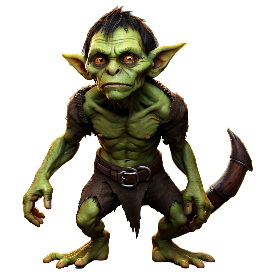 Creepy Cave Goblin Png Rwd