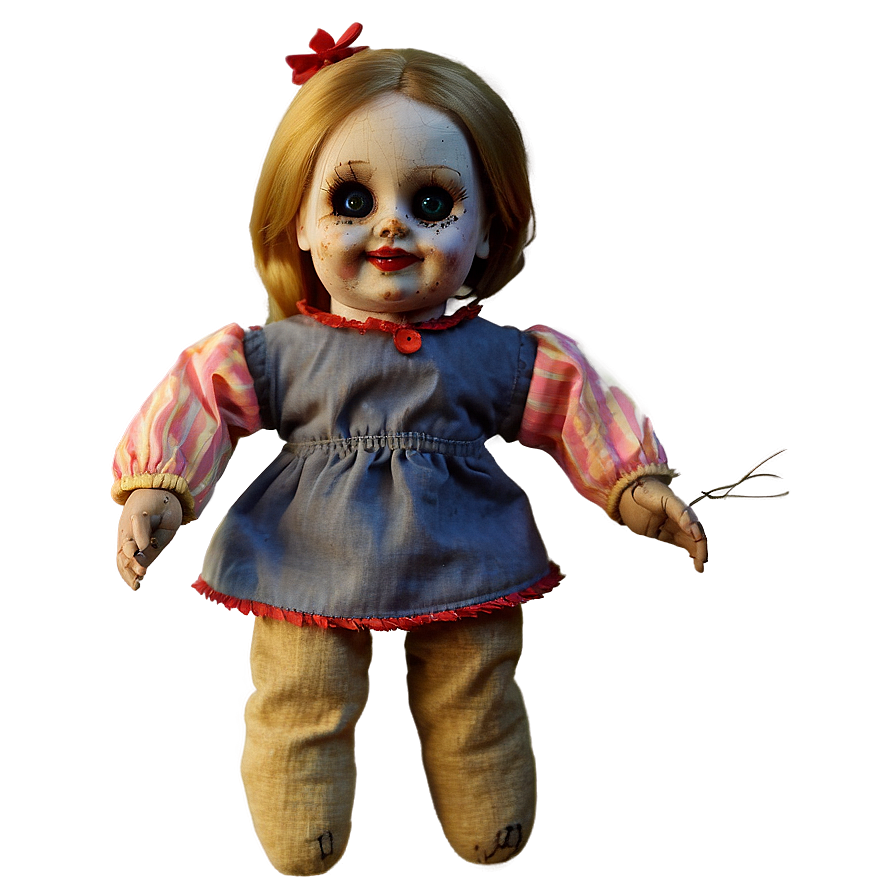 Creepy Doll In Dark Png Cgl