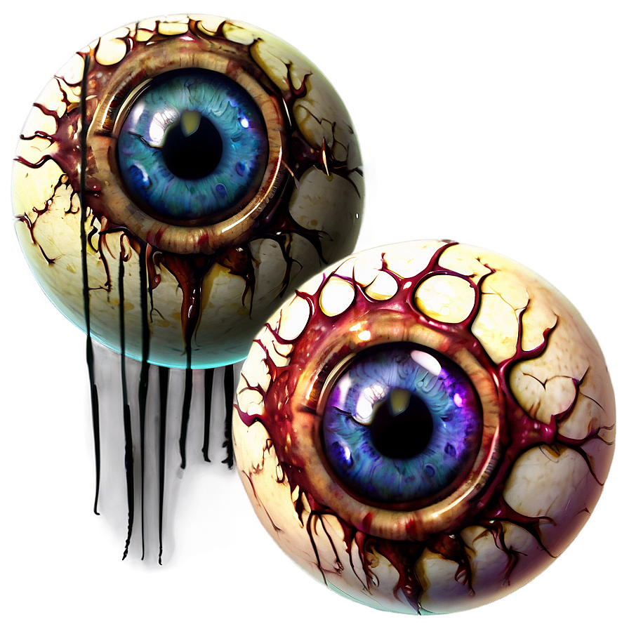 Creepy Eyeball Collection Png 31