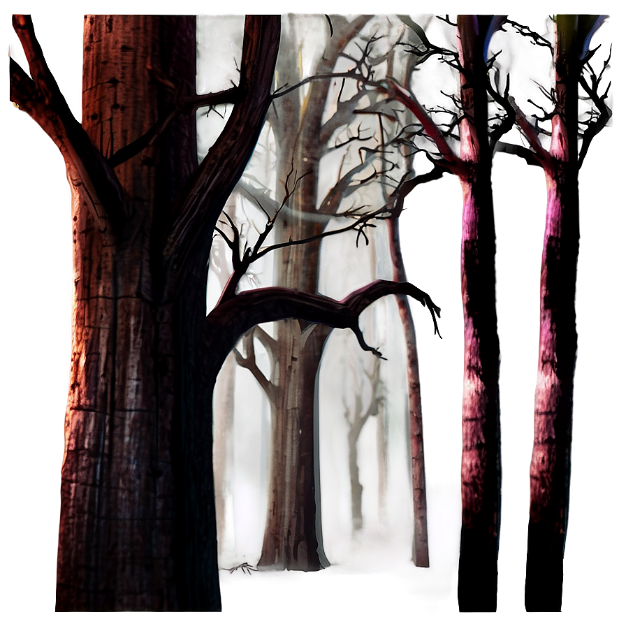 Creepy Forest Png Agw