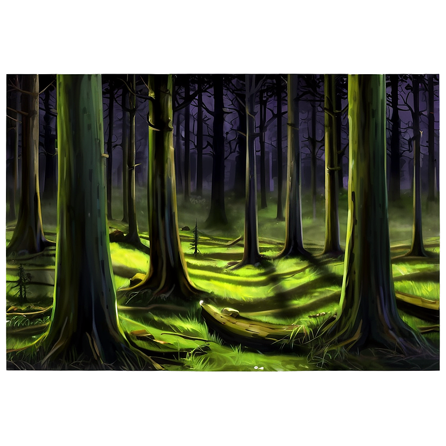 Creepy Forest Png Fsk54