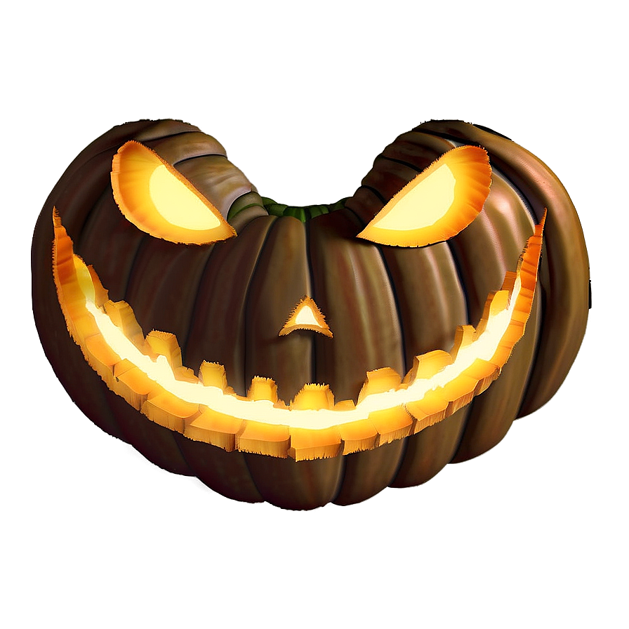 Creepy Grinning Jack-o'-lantern Png 48