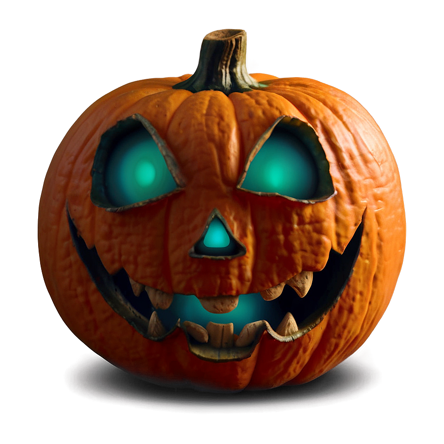 Creepy Grinning Jack-o'-lantern Png Eup