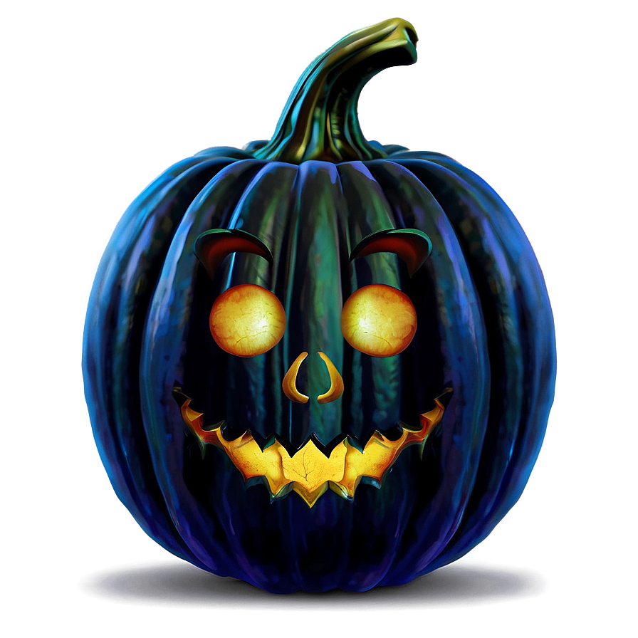 Creepy Halloween Night Pumpkin Png 06292024