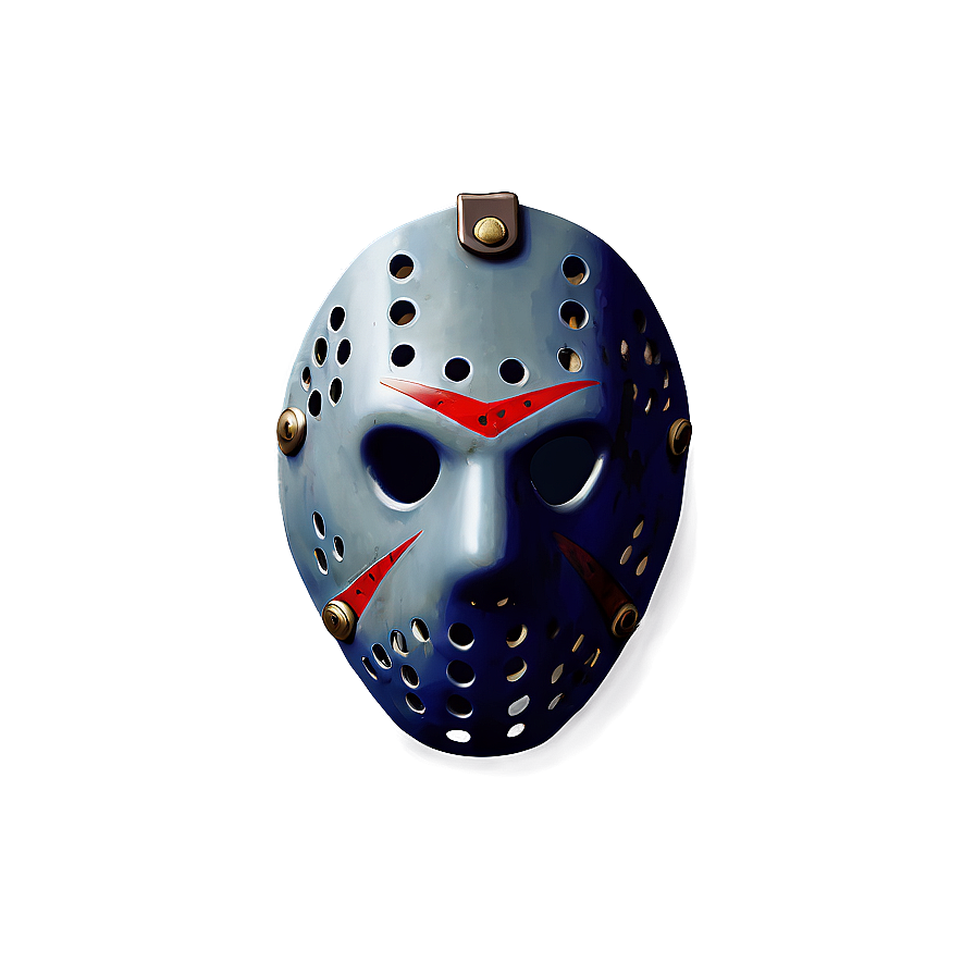 Creepy Jason Mask Art Png 12